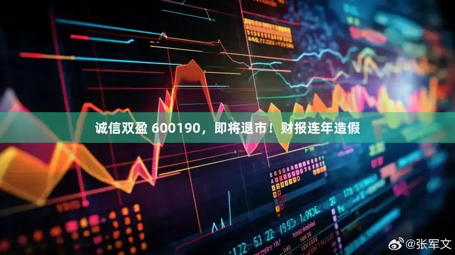 诚信双盈 600190，即将退市！财报连年造假