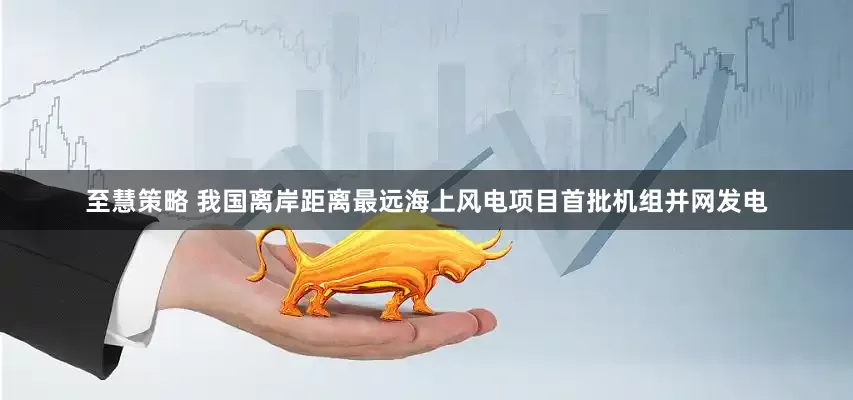 至慧策略 我国离岸距离最远海上风电项目首批机组并网发电