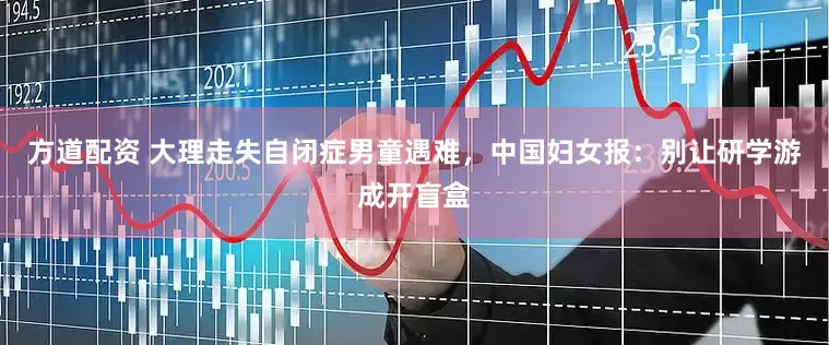 方道配资 大理走失自闭症男童遇难，中国妇女报：别让研学游成开盲盒